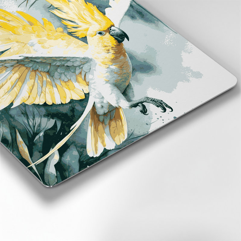 Art mural en métal oiseaux, H 144 po x l 144 po x P 0,05 po