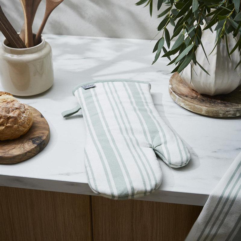 Ulster Weavers Sage Stripe Striped 100% Cotton Oven Glove