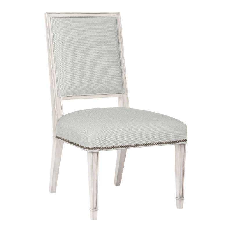 Michael Weiss Leighton Side Chair, Casa Blanca, Callaloo Cotton, Yes