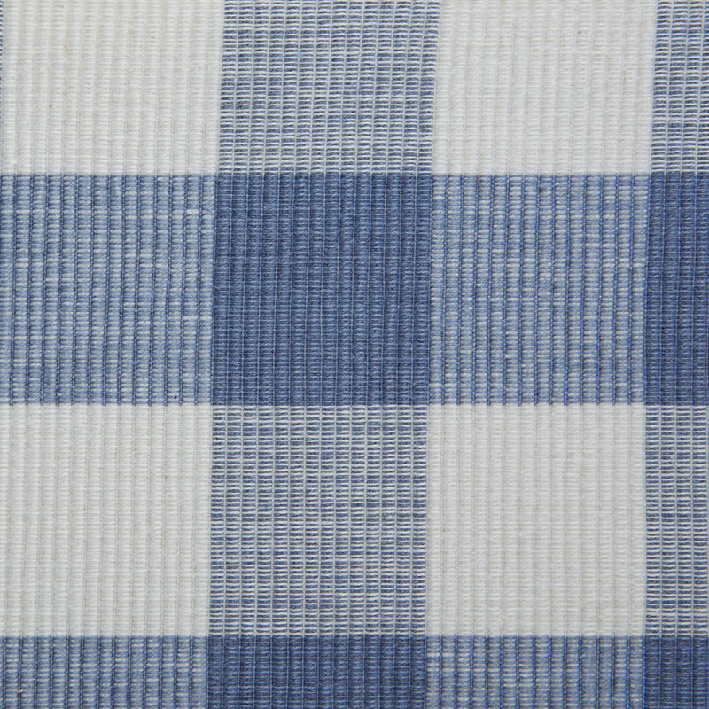 Napperon en coton 19 po Waveland, Bleu