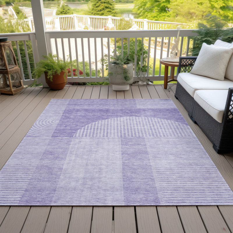 Tapis intérieur / extérieur Naadiya, Rectangle de 10 pi x 14 pi