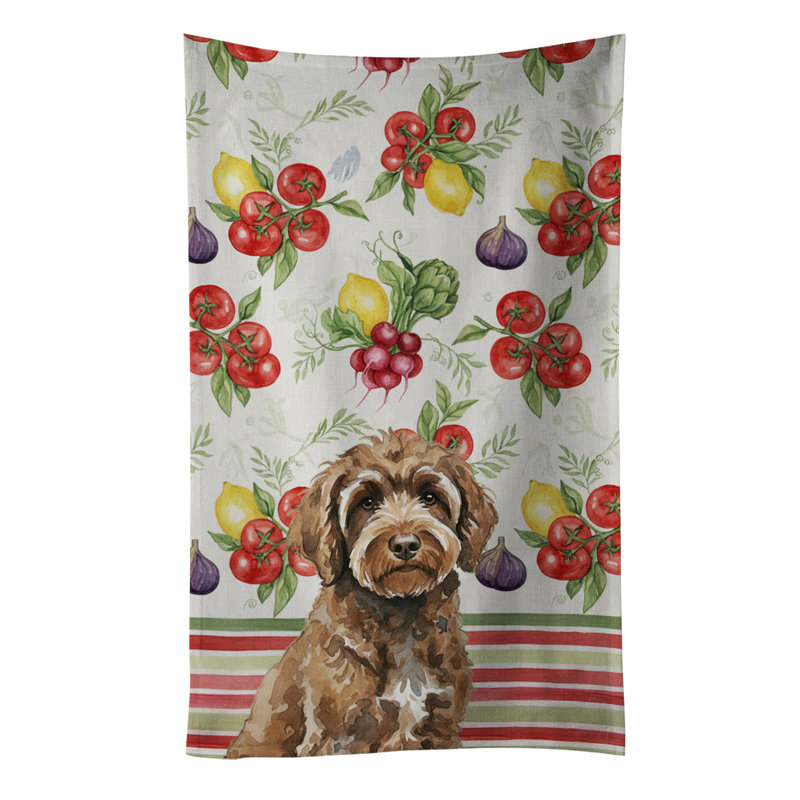 Torchon brun pour chien, Brown Portuguese Water Dog