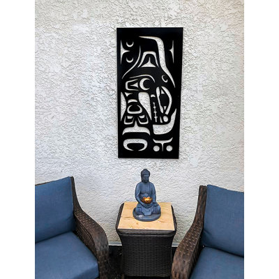 Orca Sighting Decorative Privacy Screen PVC 2' x 4'