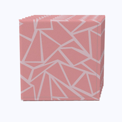100% Cotton Geometric Square Napkin