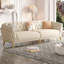 Coussin modulaire beige en polyester-901527728
