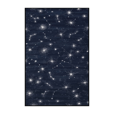  Tapis lavable Coastal Night Sky