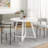 Joubert Round Dining Set, Trestle Dining Table With Boucle Chairs-1218174713-1218174711