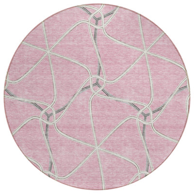 Aleg Area Rug with Non-Slip Backing