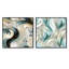 Lankford - Ensemble de 2 collages carrés abstraits-101844142-101844143