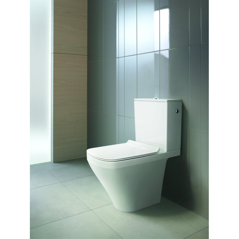 DuraStyle Elongated Two-Piece Toilet (Seat Not Included), Dual