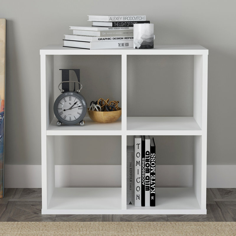 Bibliothèque à cubes H 24 po x l 24 po Gredel, Blanc