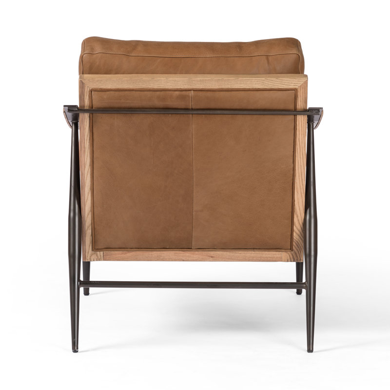 Kempsey Chair, Palermo Cognac Genuine Leather