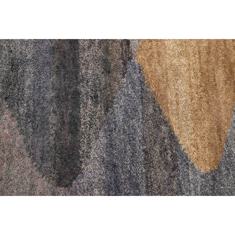 Tapis gris Peshawar Ziegler 5 pi 1 po x 7 pi 1 po