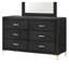 Mobilier de chambre à coucher Glam Style