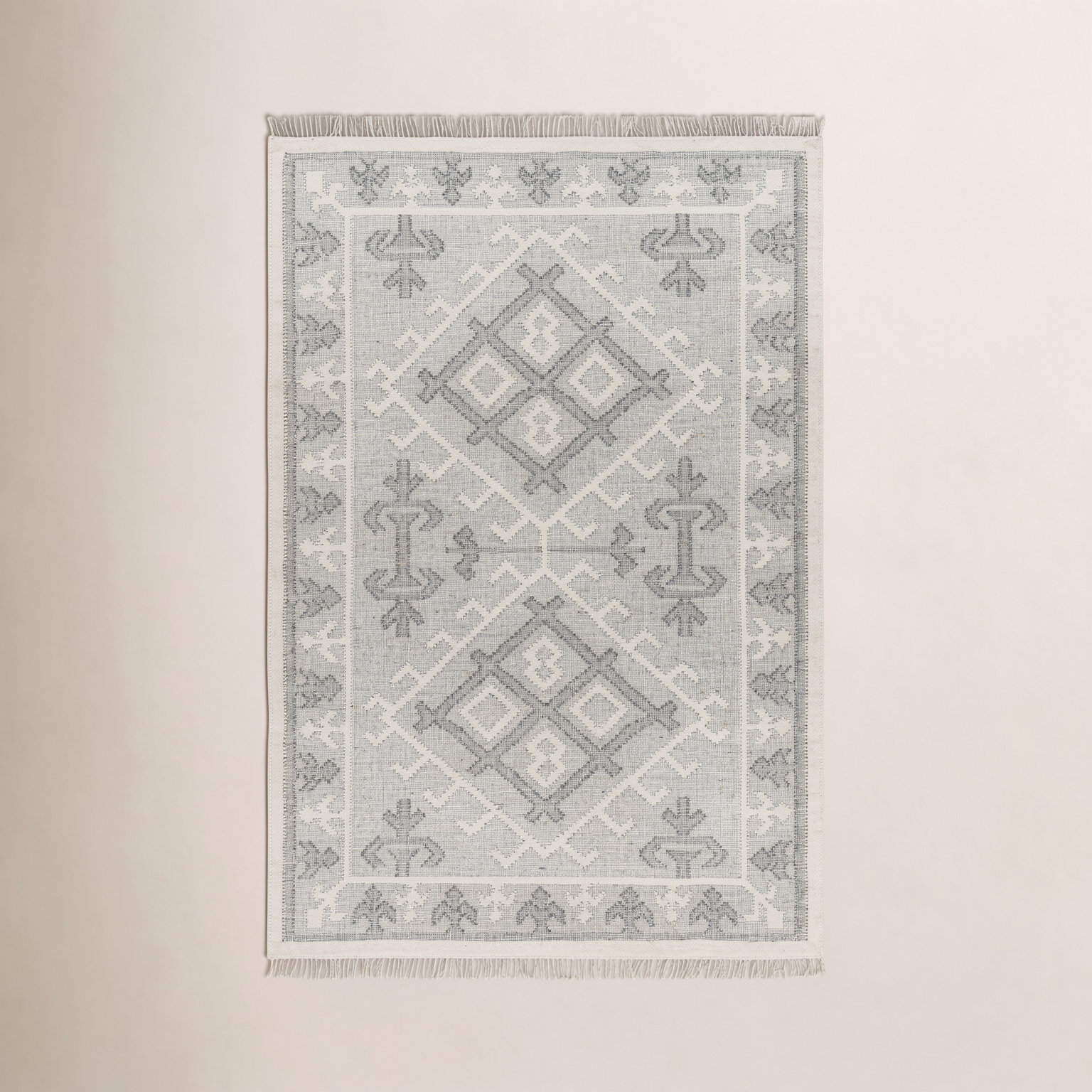 Saber Handmade Wool Rug, Rectangle 6' x 9'