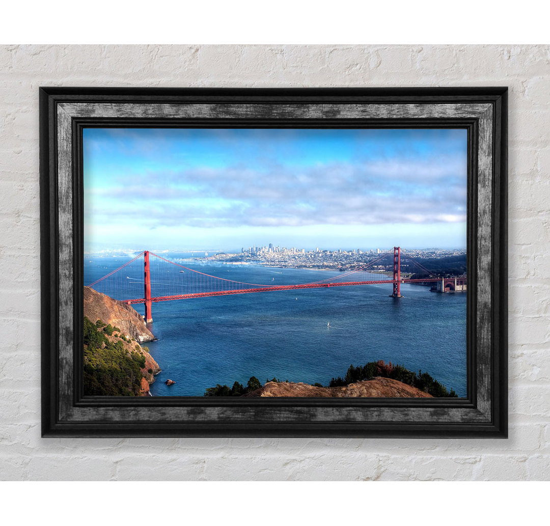 San Francisco Panorama - Einzelner Bilderrahmen Kunstdrucke