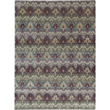Hand Woven Cotton Ikat Area Rug