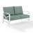 Mosier 54'' Wide Metal Loveseat with Cushions-1769684880-1790717041