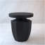 Table de bout décorative de jardin, H 20,3 po, moderne, robuste, robuste, en faux terrazzo, table d'appoint, table d'appoint, pour l'intérieur et l'extérieur
