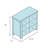Commode double 6 tiroirs Darleena