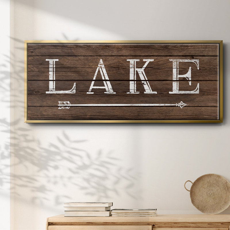 To the Lake - Toile encadrée, H 12 po x l 30 po