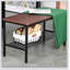 Ensemble de table de salle à manger 4 pièces avec banc, table de cuisine et chaises avec support de rangement