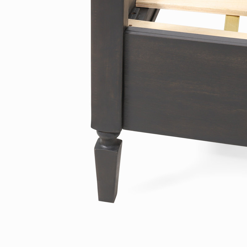 Lit plateforme en bois massif