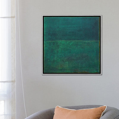 Green Zen I - Wall Art Print - Framed Canvas