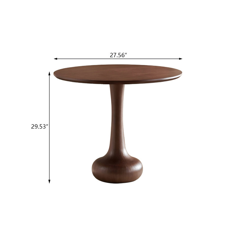 Table de salle à manger 27,56 po, H 29,53 po x L 27,56 po x l 27,56 po