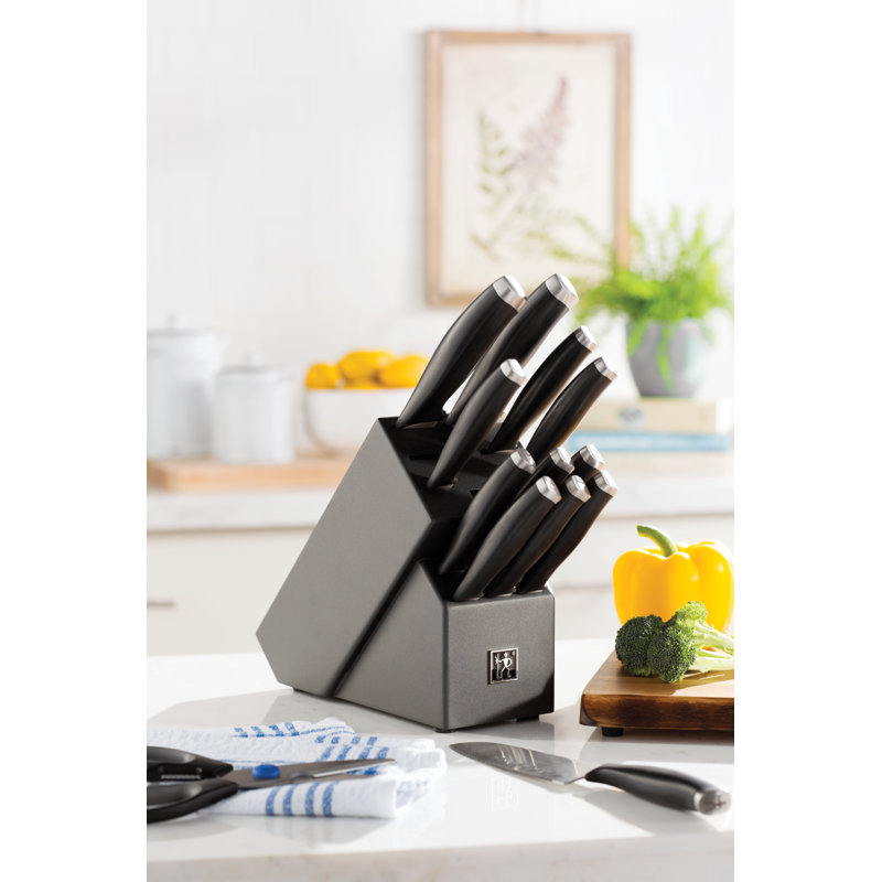 14 Piece Stainless Steel Knife Block Set