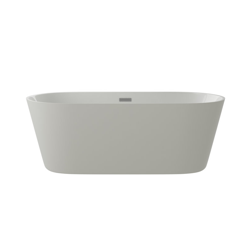 Baignoire de trempage autoportante en acrylique 67 po. X 32 po. Aldine