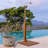 81.5'' H Portable Solid Teak Freestanding Outdoor Shower
