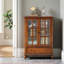 Armoire en bois d'hévéa de style américain
