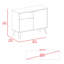 Duflos 2 Door, 1 Drawer Sideboard