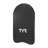 TYR Swimming Training Classic Durable Lightweight Kickboard, Black Color
