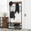 Alpaugh Hall Tree 92cm Wide with Bench and Shoe Storage