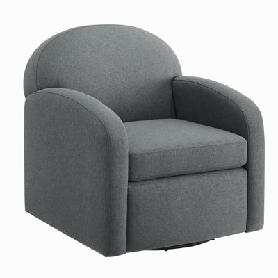 Edie Grey Swivel Chair