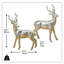Figurines de renne rustique, 8,75 pouces