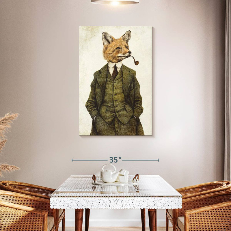 Ketti The Fox, 45" H x 30" W
