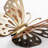 Decorative Metal Wall Accessory, Hand-Painted, 12.6 x 11.4 inches | 100% Metal Construction (Thickness: 0.06 inches) | Unique Design, Easy Wall Hanging | Perfect for Home Decor, Living Room & Office Spaces