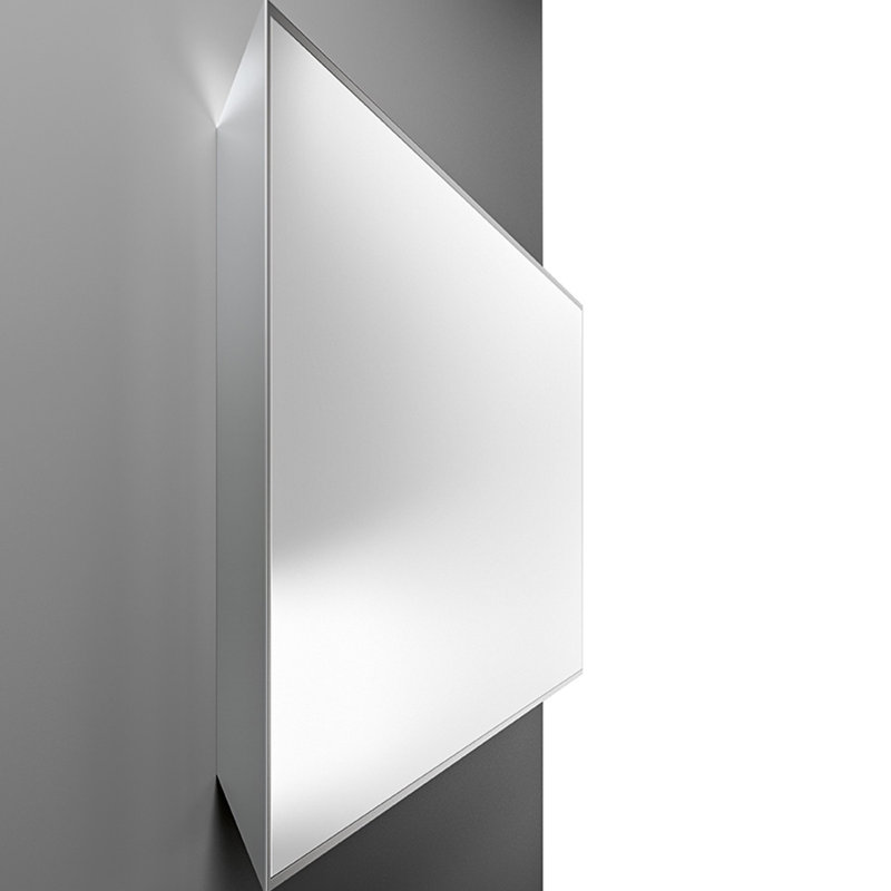 Sebring Metal Wall Mirror, 123 cm x 83 cm W x 5 cm D