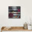 Art mural luxueux «Harmony 1» par Cheryl Warrick, 12 po x 12 po