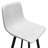 Latitude Run Modern Faux Leather Bar & Counter Stool – Armless PU Seat with Footrest, Iron Legs – Side Chair for Kitchen Island, Home Bar, Pub, Cafe, Dining Room-1018009385