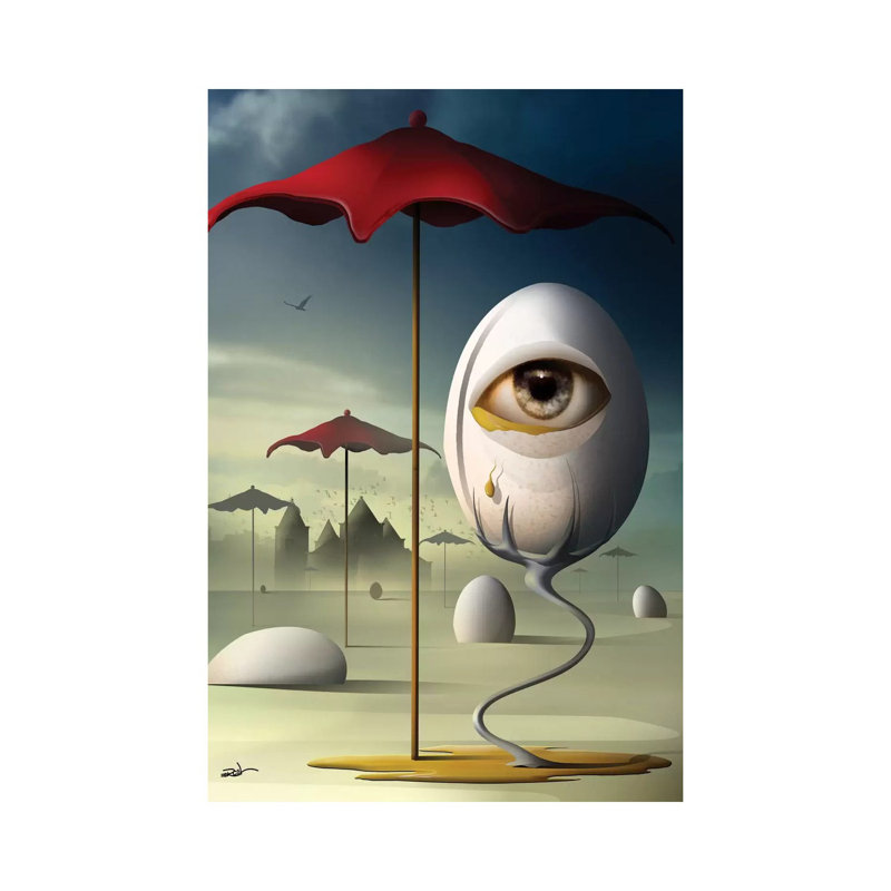 Lágrima (Tear) 1 Piece Wall Art on Canvas, 20.32 cm H x 30.48 cm W, Wrapped Canvas