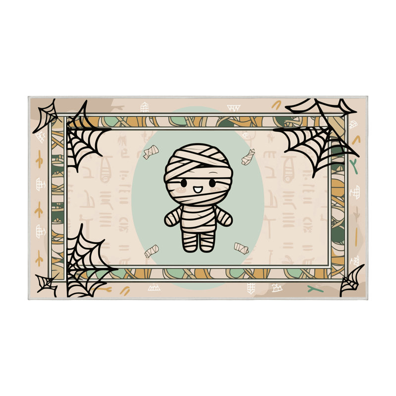 Tapis Holiday Holiday Aisle® lavable Halloween, Rectangle 8 pi x 10 pi