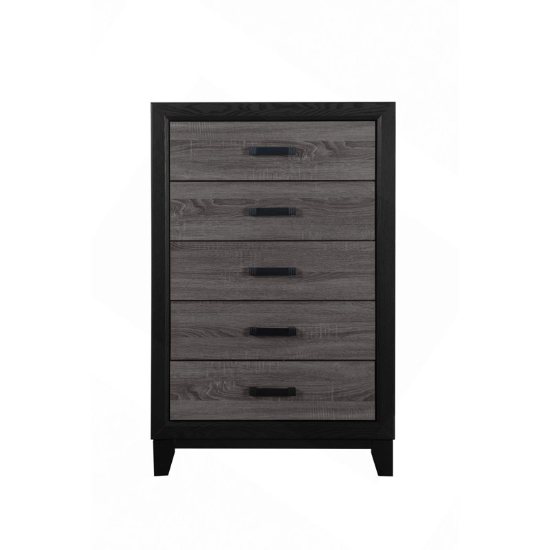 Commode à tiroir, noir Soluto