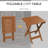 2 Patio Rocking Chair With Side Table, Wooden Relaxing , High Back, 352 Lbs Supported, For Garden, Balcony, Porch, Of 2 Fascinating & Load Capacity,