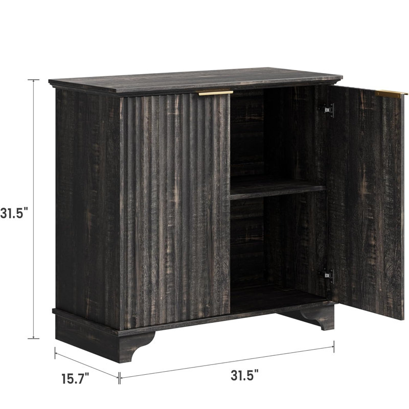 Rectangle Accent Cabinet, Dark Oak