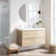 Meuble-lavabo suspendu de 91 cm (36 po) avec lavabo intégré en résine et carbonate de calcium, quincaillerie à fermeture amortie, découpes en forme de U, entièrement assemblé-1691130984-1691130987-1691130997