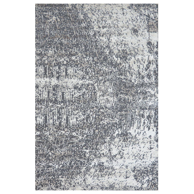 Abstract Area Rug, Rectangle 6'2" x 9'2"